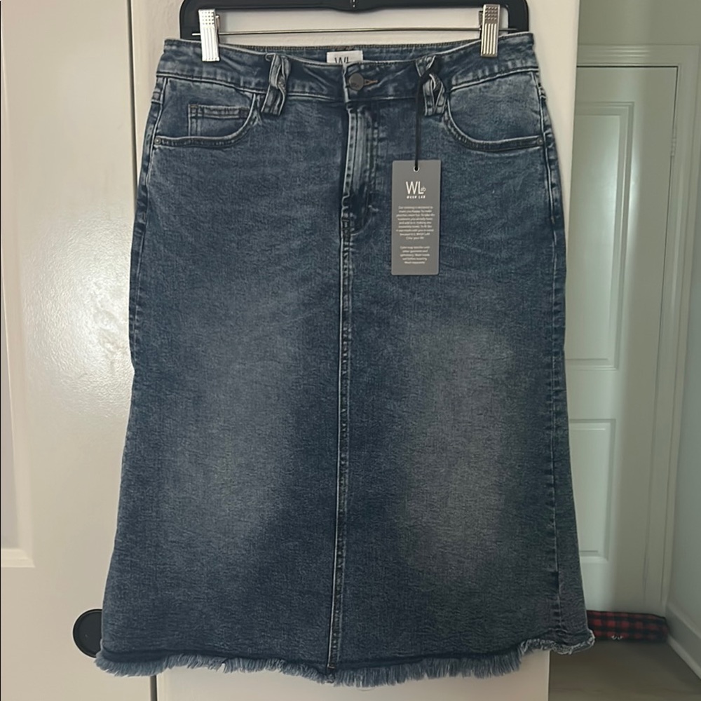 Wash Lab Denim Blue Women's Skirt